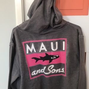 Hoodie by Maui and Sons. Size large